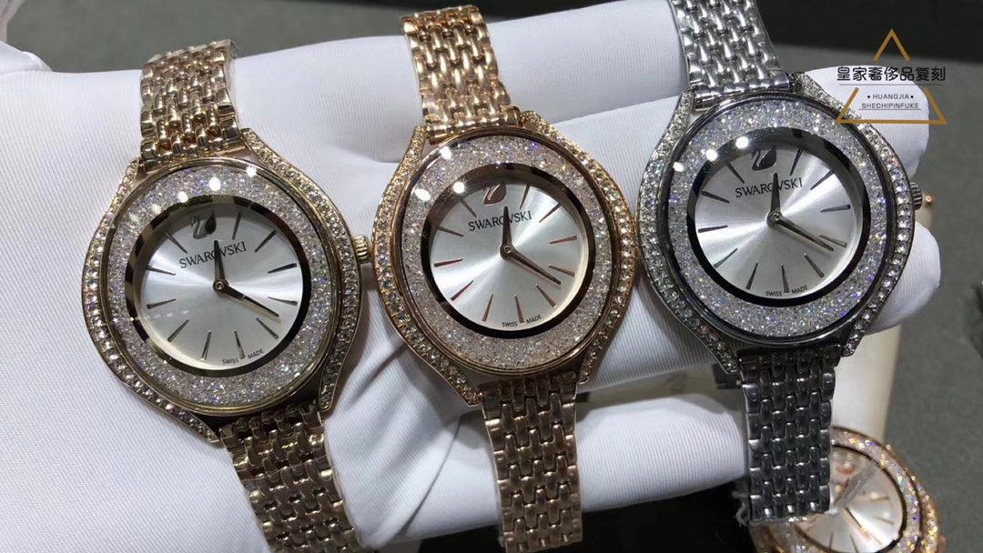 Unknown Swarovski 施华洛世奇 优雅之作 PVD表壳镶有逾1300颗施华洛水晶