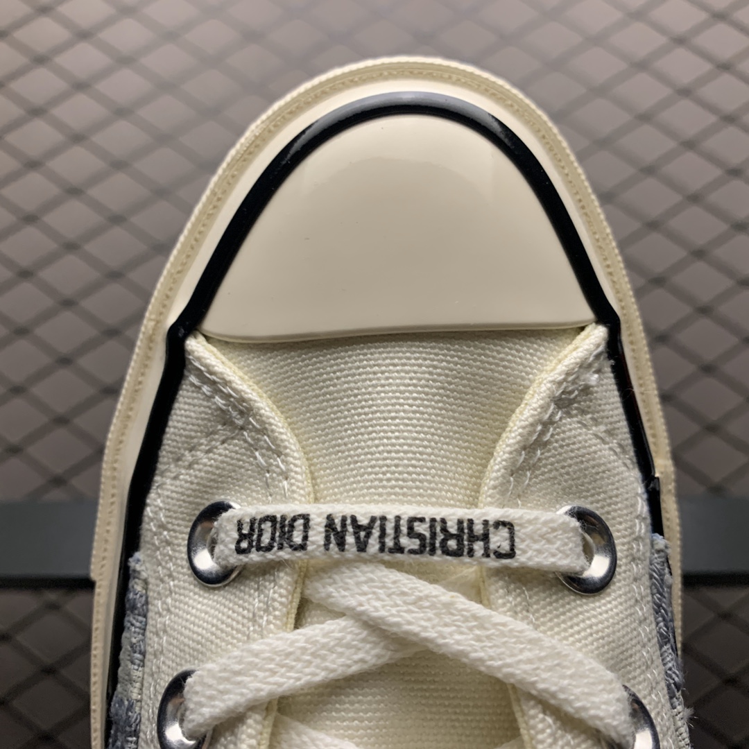 190 Dior x Converse 匡威 1970S 迪奥联名款 帆布高帮休闲板鞋