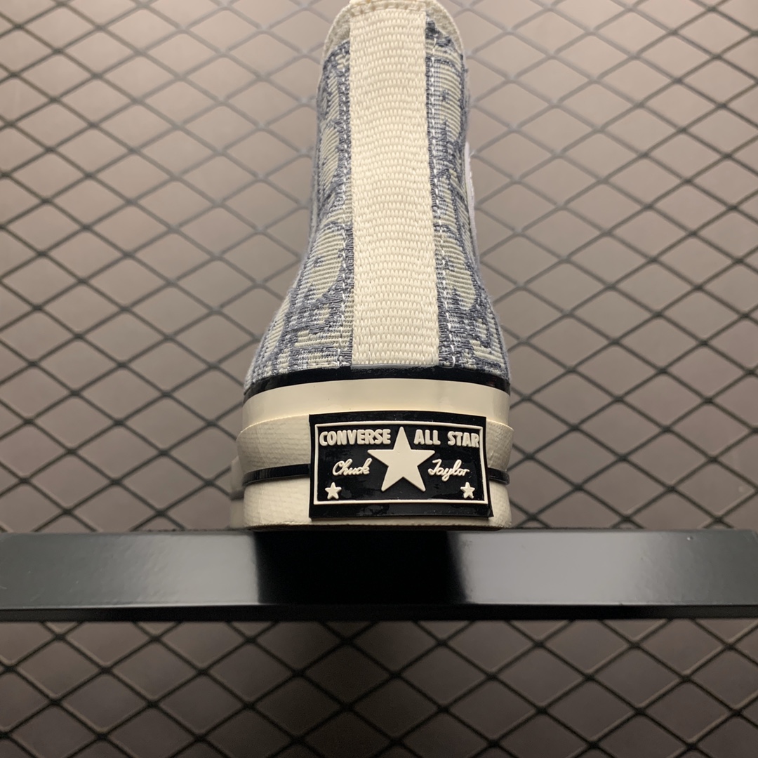 190 Dior x Converse 匡威 1970S 迪奥联名款 帆布高帮休闲板鞋