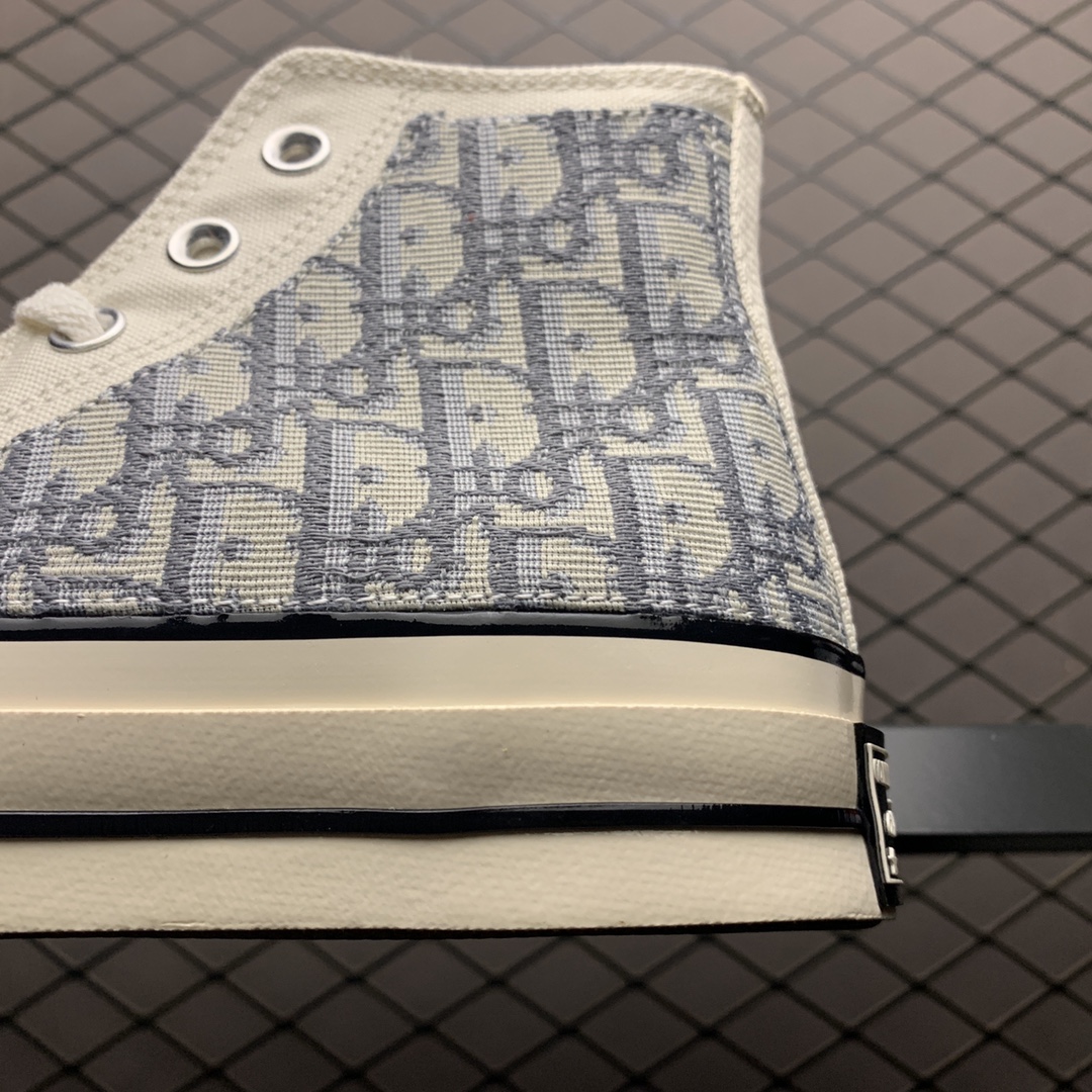 190 Dior x Converse 匡威 1970S 迪奥联名款 帆布高帮休闲板鞋