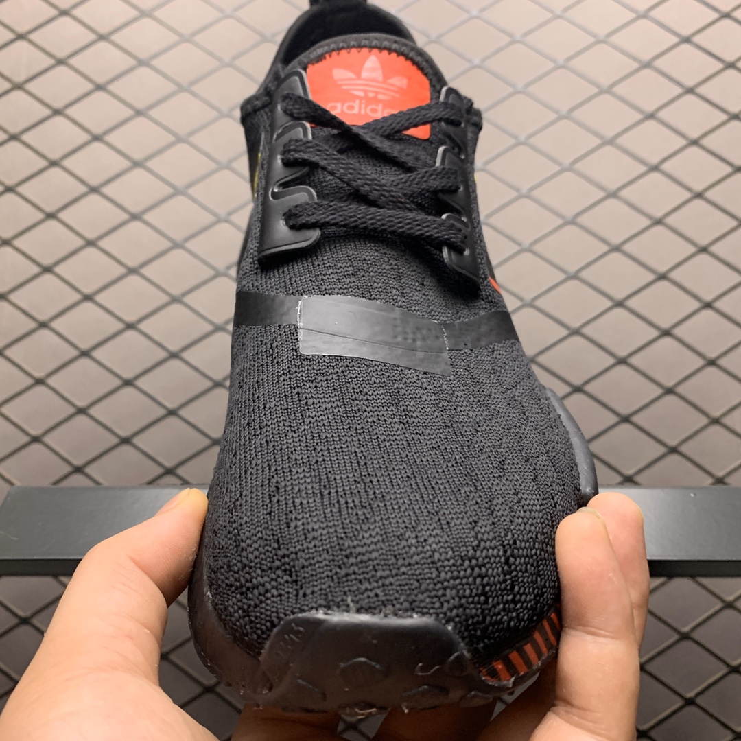 200 Adidas 阿迪达斯 NMD Boost 爆米花超弹中底 FY1434 针织网面休闲跑步鞋