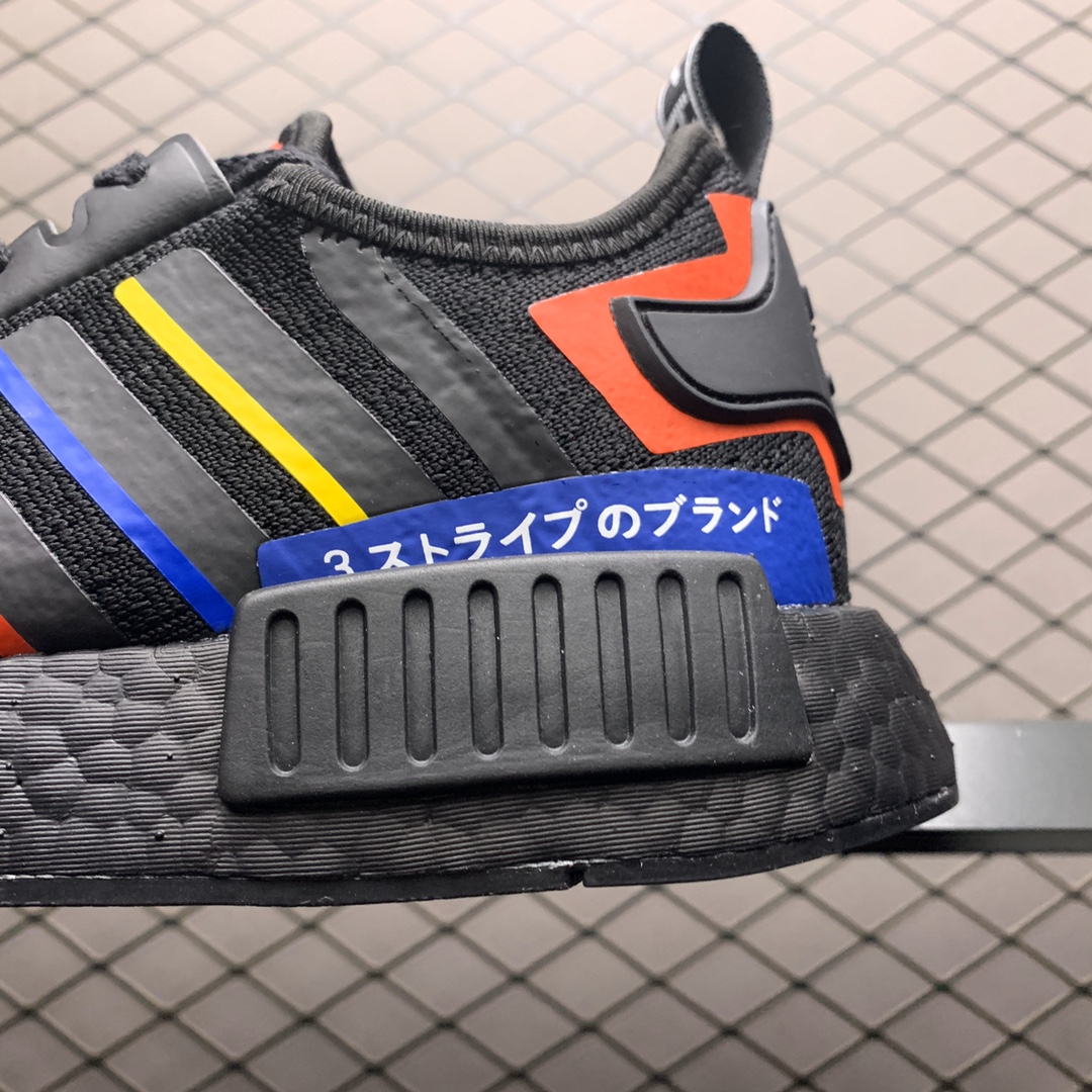 200 Adidas 阿迪达斯 NMD Boost 爆米花超弹中底 FY1434 针织网面休闲跑步鞋