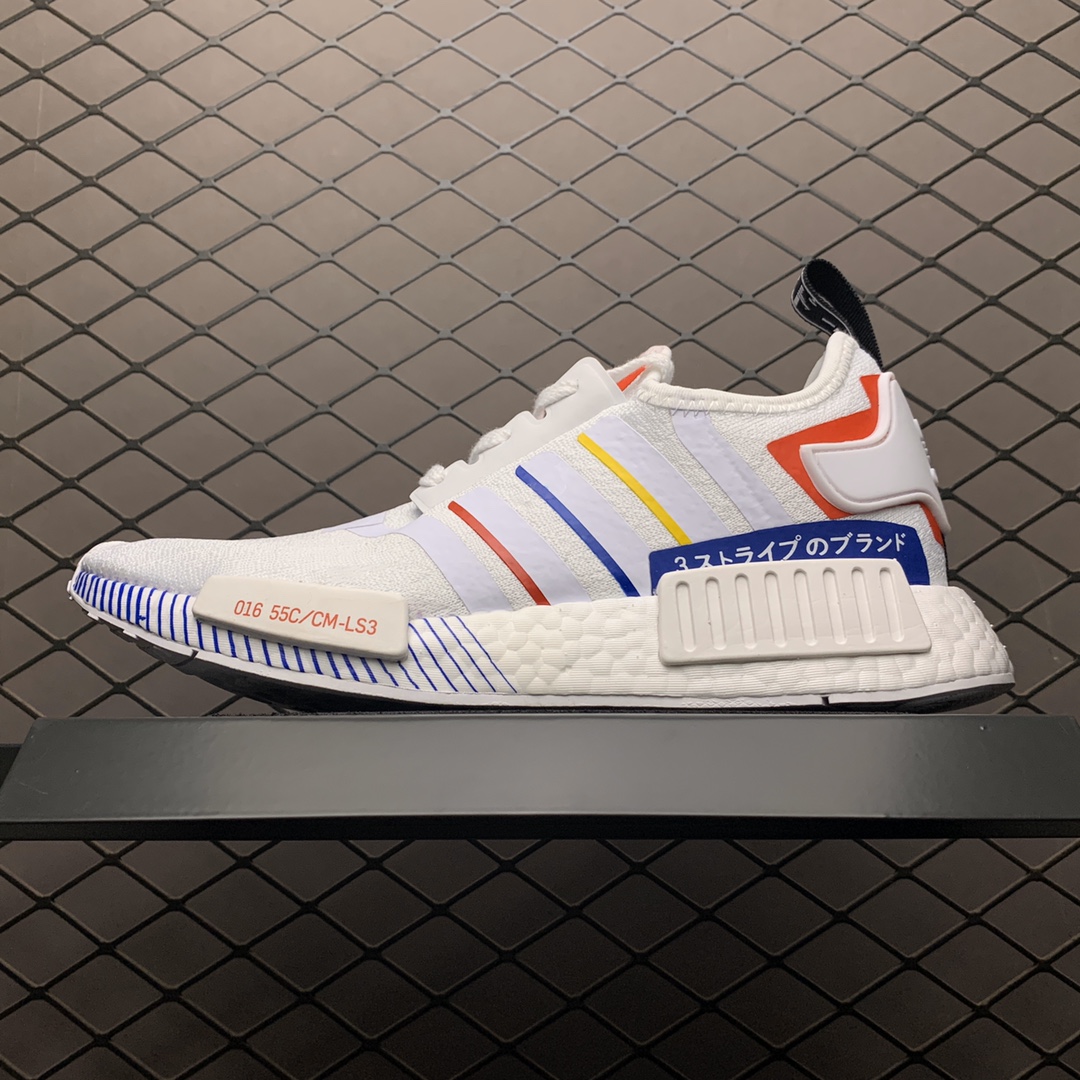 200 Adidas 阿迪达斯 NMD Boost FY1432 针织网面休闲跑步鞋