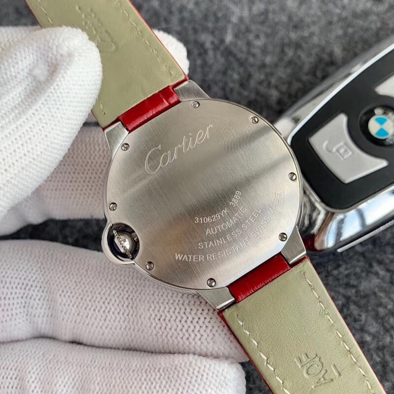 Cartier 卡家-Cartier女款蓝气球飞轮系列 陀飞轮机械女表火热上市 纯天然贝壳表盘流露着 唯美