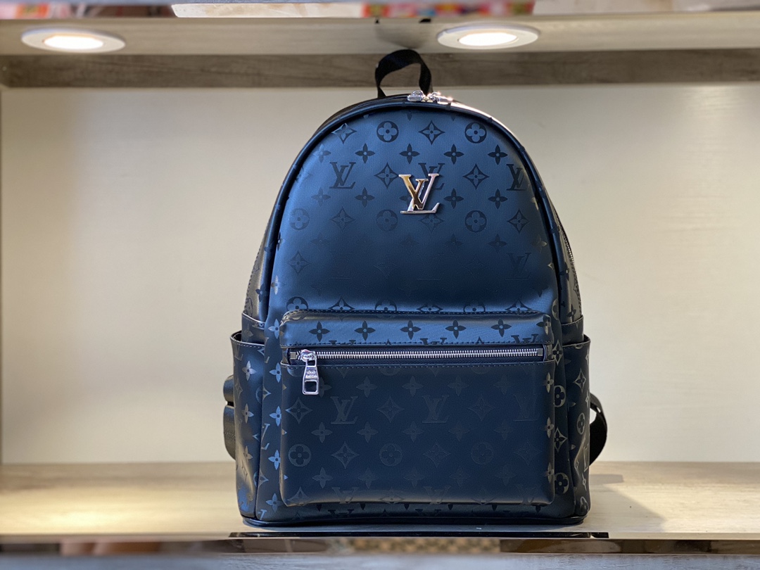 160独家首发lv20ss磨砂镭射双肩包 男女同款【原单品质 配