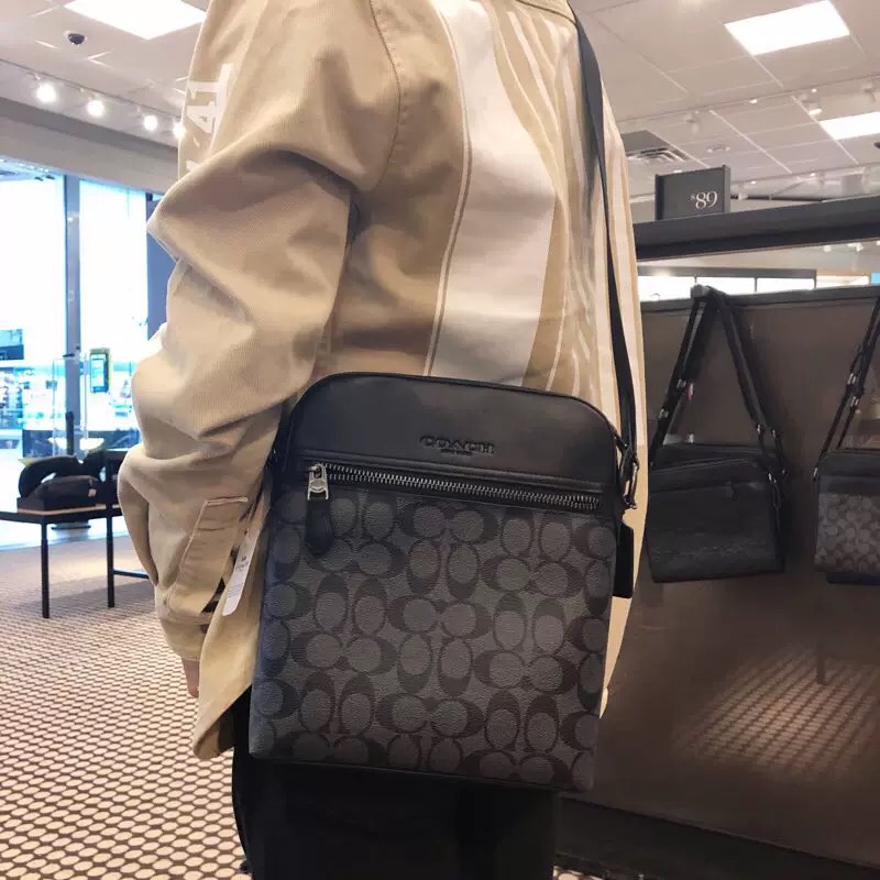 Coach 黑色73336单肩斜挎包