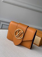 Louis Vuitton Wallet Buy The Best Replica
 Orange Cowhide LV Circle M69175