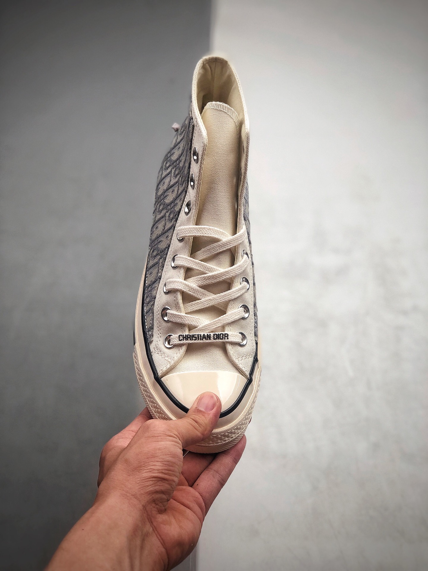 190  DIOR X CONVERSE 1970S  老花全新配色 米白灰重磅释出 原装硬质鞋盒