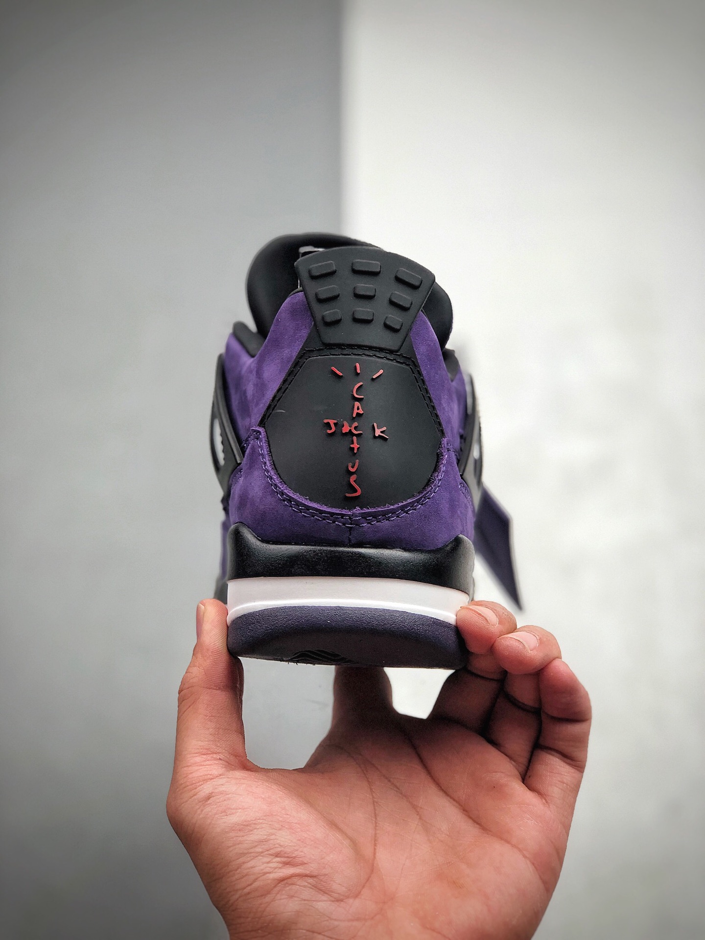 390 Travis Scott x Air Jordan 4 “PURPLE”联名紫麂皮 308497-510