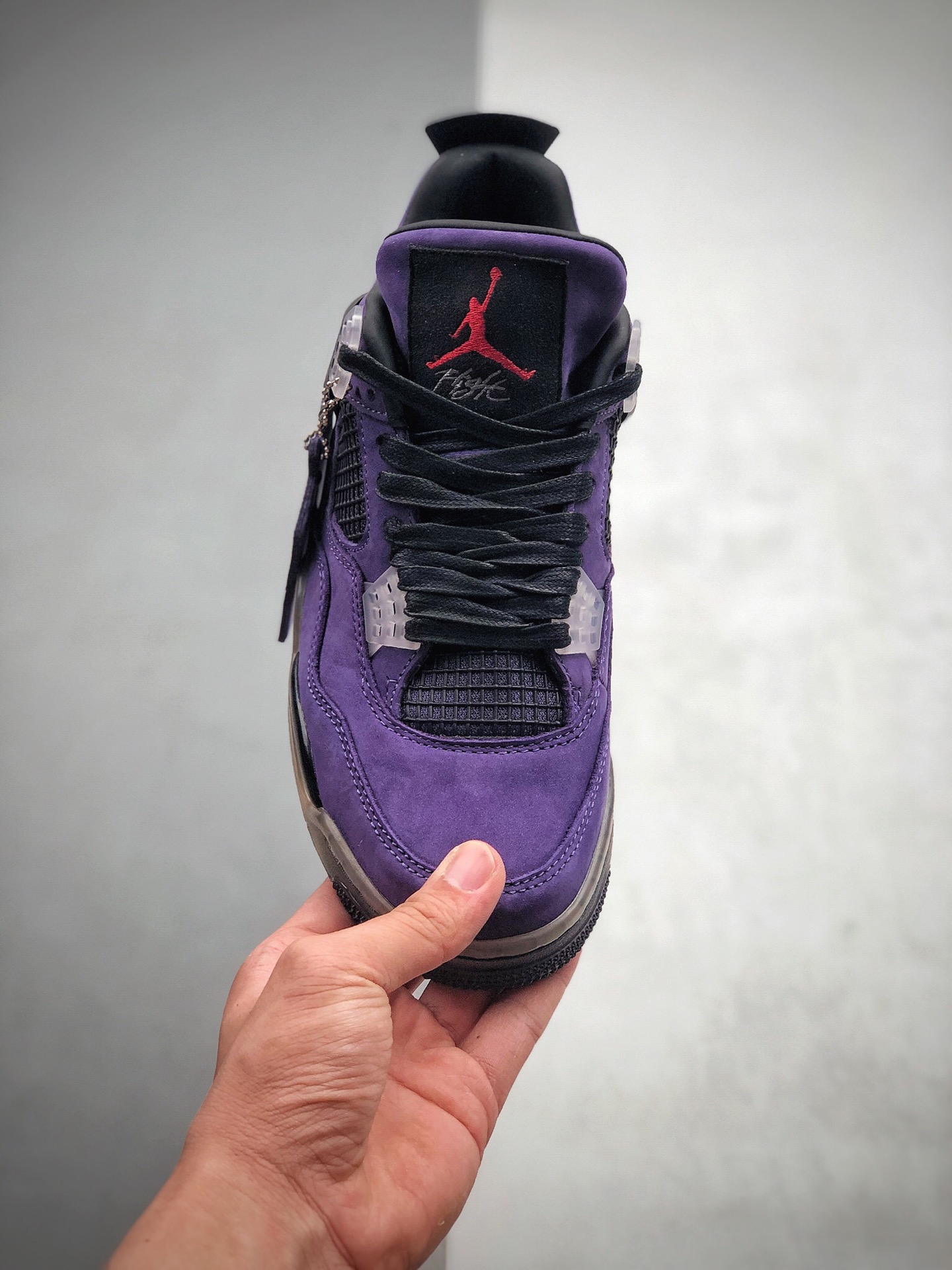 390 Travis Scott x Air Jordan 4 “PURPLE”联名紫麂皮 308497-510