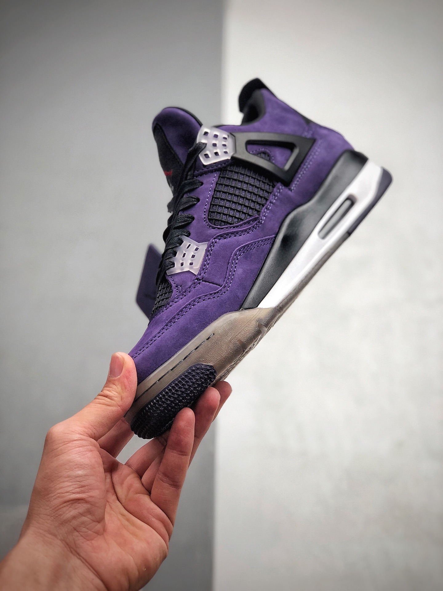 390 Travis Scott x Air Jordan 4 “PURPLE”联名紫麂皮 308497-510