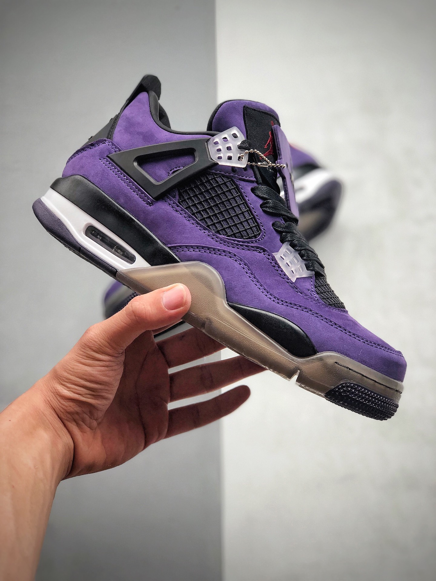 390 Travis Scott x Air Jordan 4 “PURPLE”联名紫麂皮 308497-510