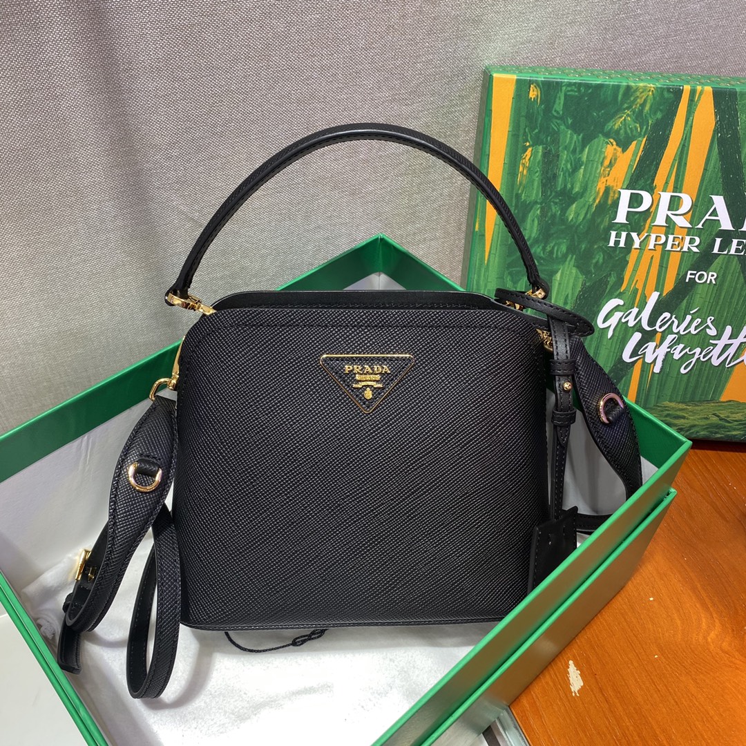 米兰国际-Prada Mini Matinee bag 1BA286黑色