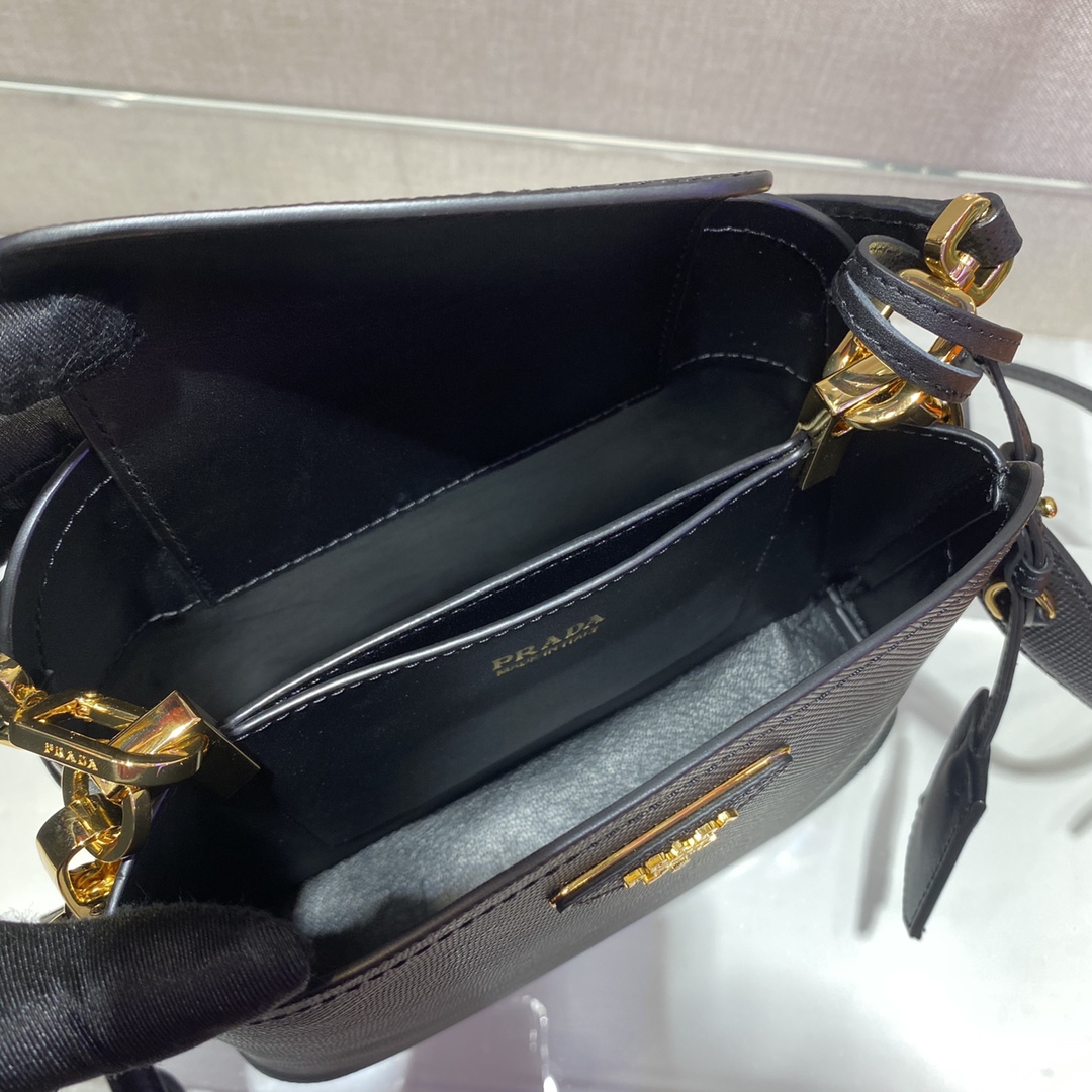 米兰国际-Prada Mini Matinee bag 1BA286黑色