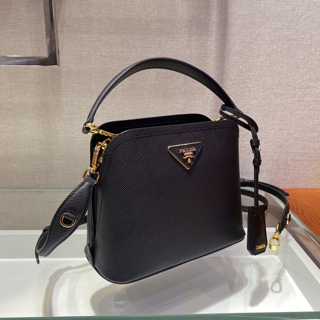 米兰国际-Prada Mini Matinee bag 1BA286黑色