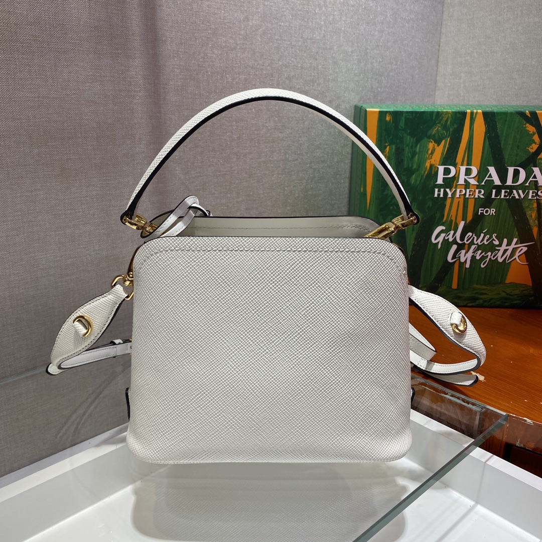 米兰国际-Prada Mini Matinee bag 1BA286白色