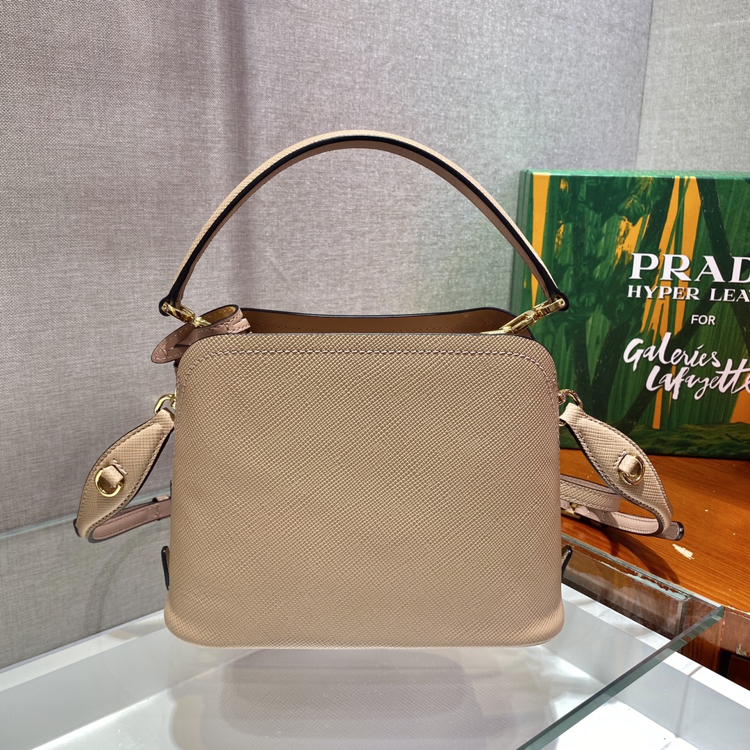 米兰国际-Prada Mini Matinee bag 1BA286杏色