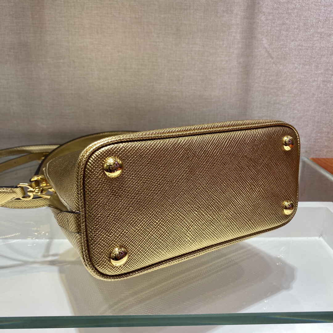 米兰国际-Prada Mini Matinee bag 1BA286金色