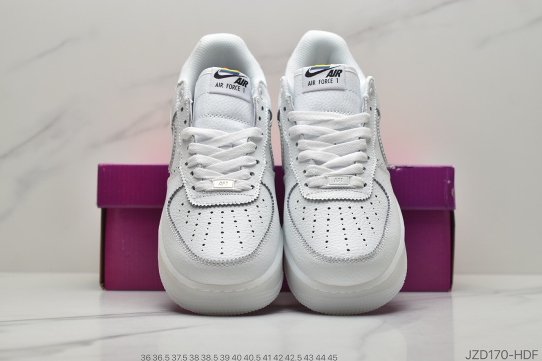 140 Air Force 1 Betrue 彩虹空军一号低帮百搭休闲运动板鞋CV0258-100