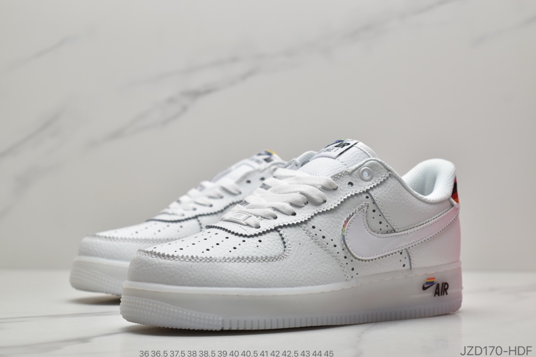 140 Air Force 1 Betrue 彩虹空军一号低帮百搭休闲运动板鞋CV0258-100