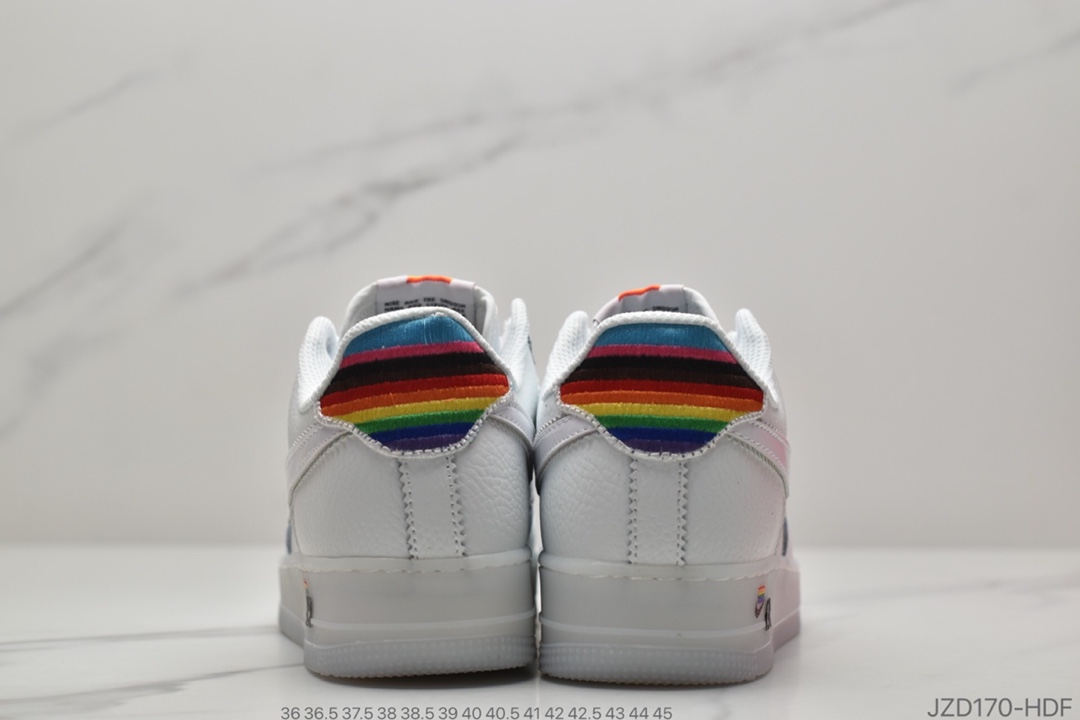 140 Air Force 1 Betrue 彩虹空军一号低帮百搭休闲运动板鞋CV0258-100