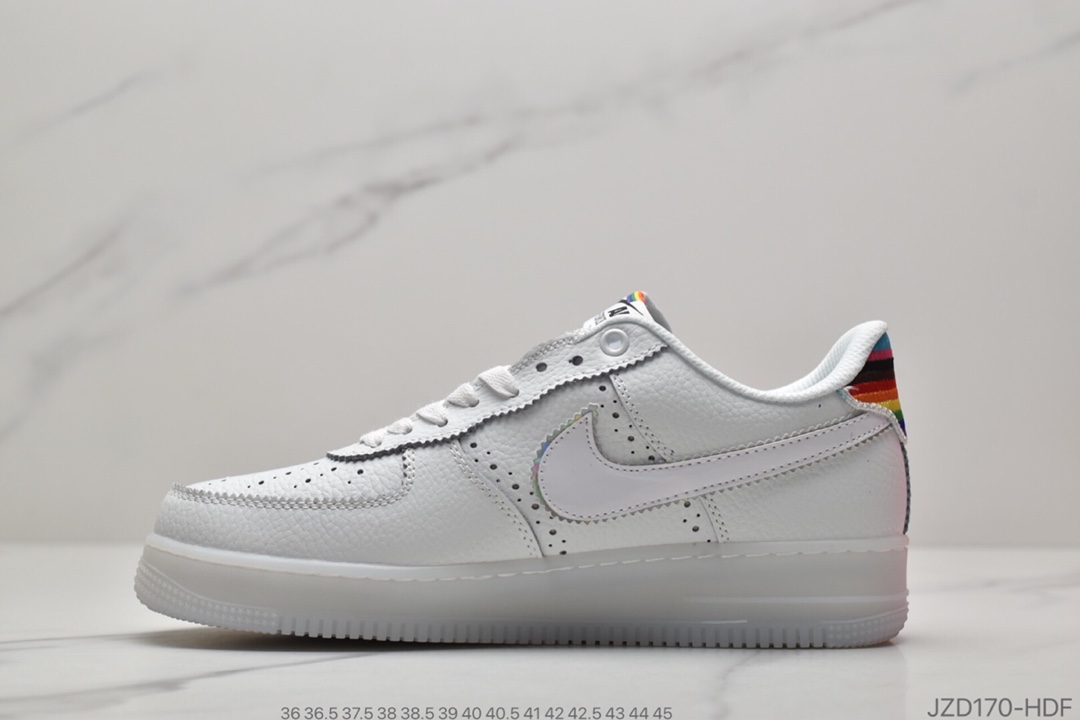 140 Air Force 1 Betrue 彩虹空军一号低帮百搭休闲运动板鞋CV0258-100