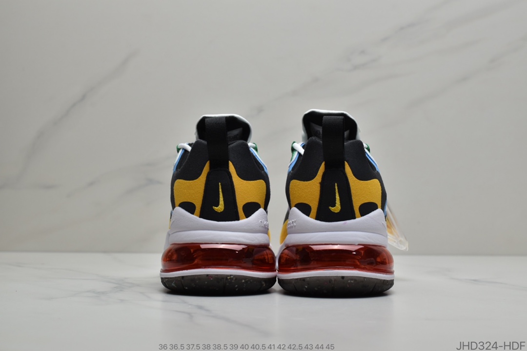 190 NIKE AIR MAX 270气垫缓震跑步运动鞋 穿上 Nike Air Max 270 React 运动鞋DA2610-161