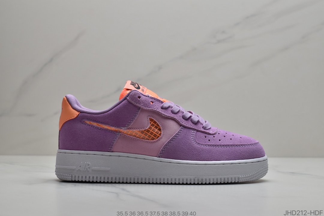 190 耐克/Nike Air Force 1＇07 LV8 ”White/Light Brown”空军一号经典低帮百搭休闲运动板鞋CJ1647-500