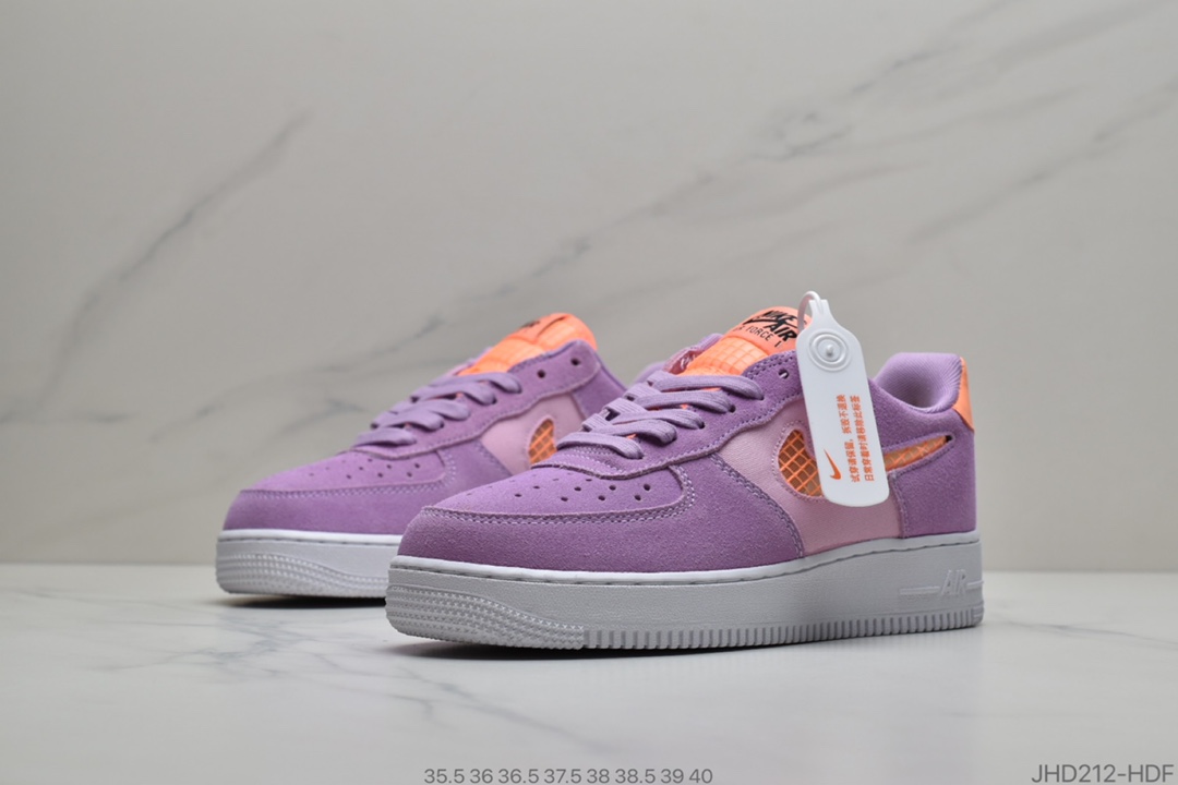190 耐克/Nike Air Force 1＇07 LV8 ”White/Light Brown”空军一号经典低帮百搭休闲运动板鞋CJ1647-500