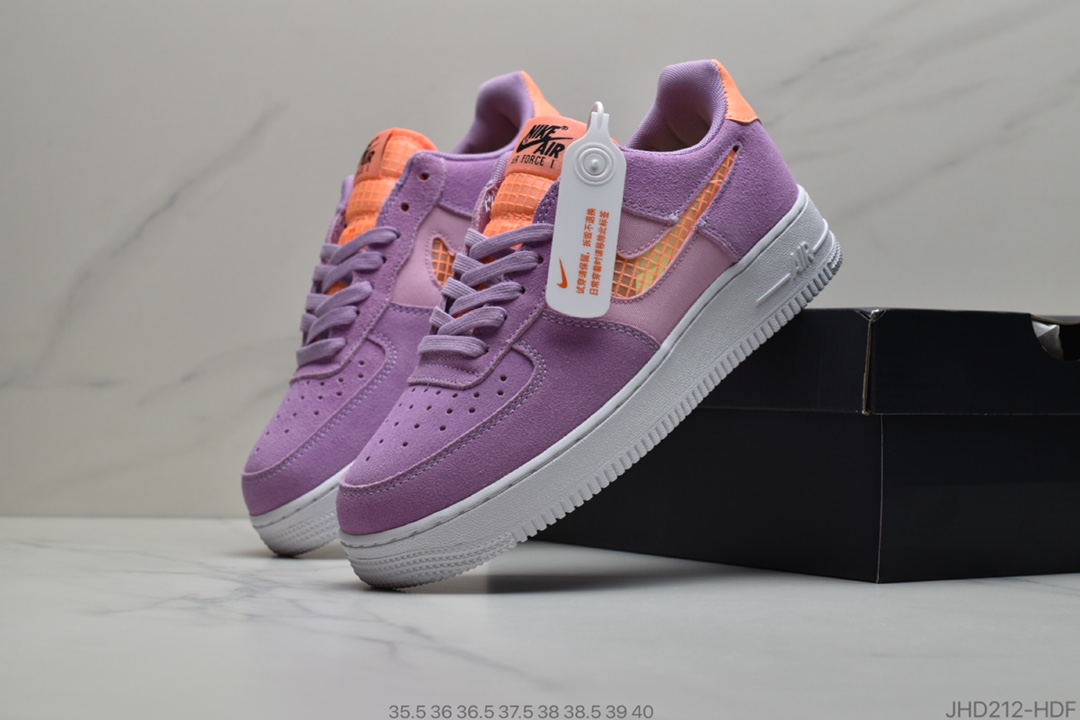 190 耐克/Nike Air Force 1＇07 LV8 ”White/Light Brown”空军一号经典低帮百搭休闲运动板鞋CJ1647-500