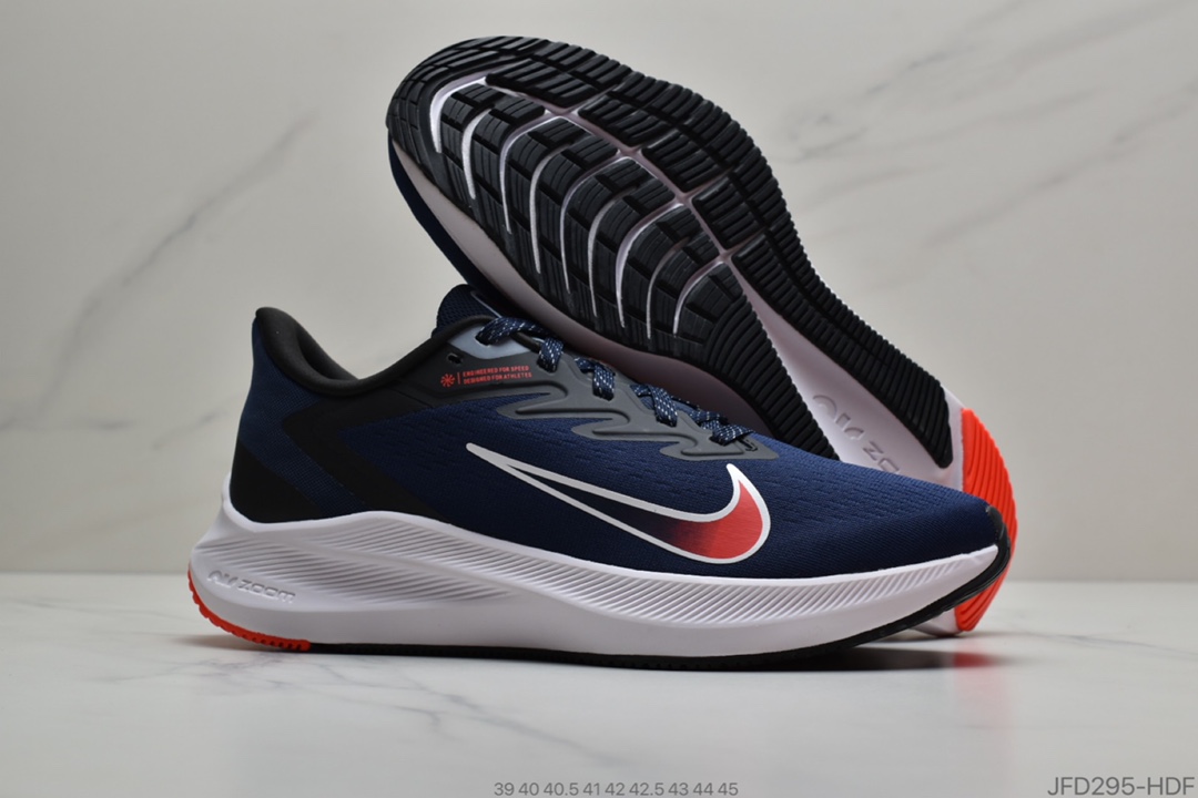 170 公司级 Nike Zoom WINFLO 7 代 登月轻质透气休闲运动跑步鞋CJ0291-007/400/003/004/006/008