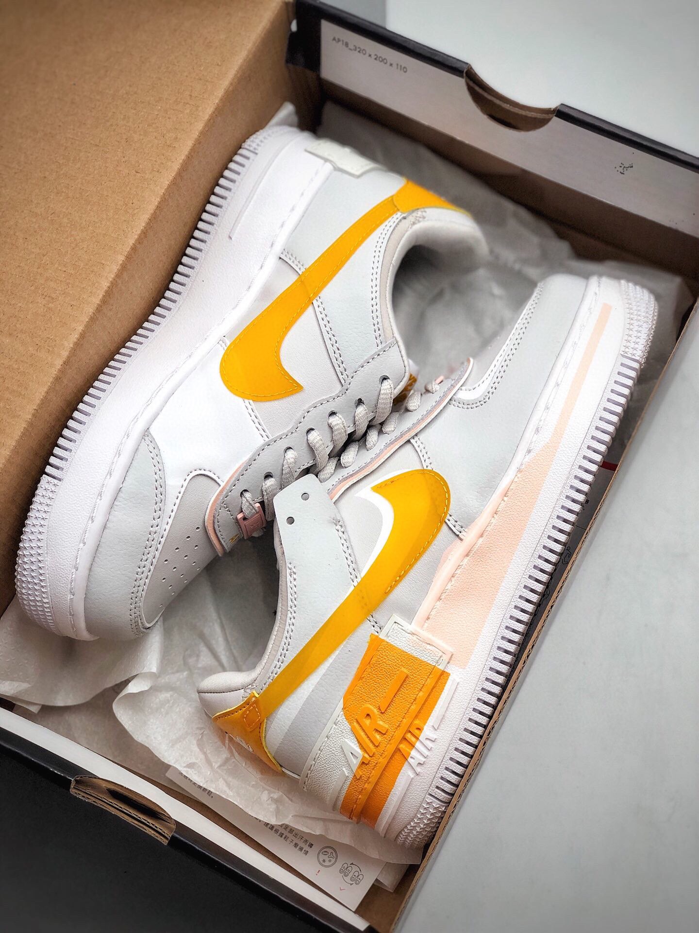 180  公司 耐级 克Nike AF1 force Shadow 马 龙卡 影子 Shadow系列 CQ9503-001