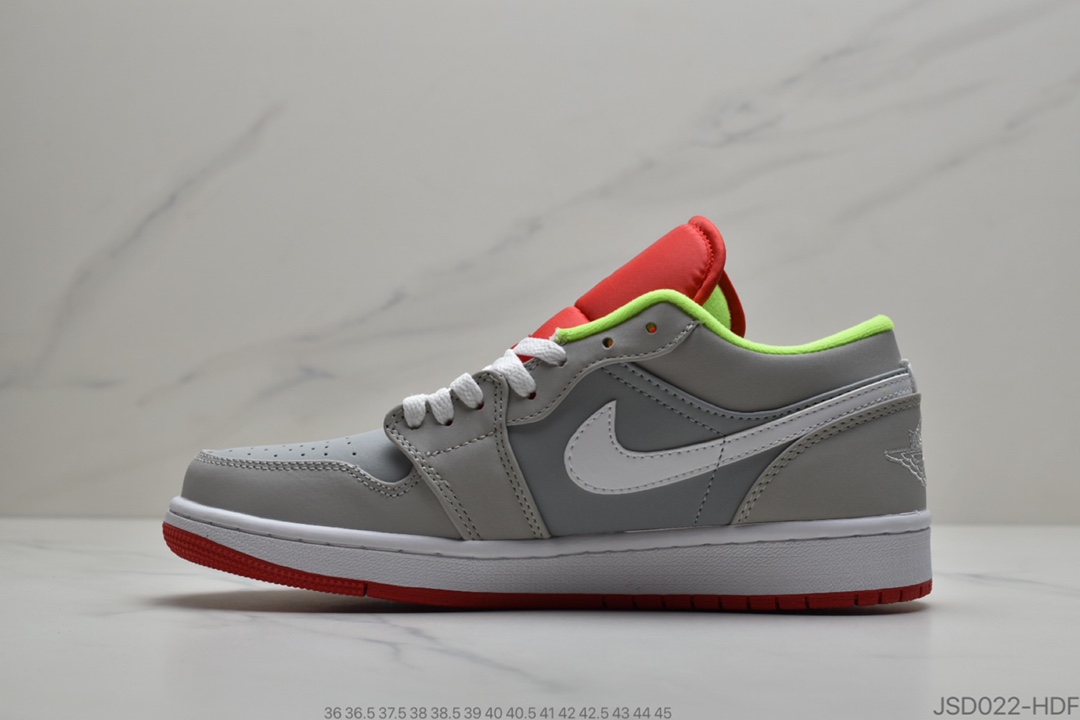 200 公司级 耐克/Nike Air Jordan 1 Retro Low Hare（2015）兔八哥 AJ1/乔1低帮时尚潮流运动休闲板鞋  553558-021