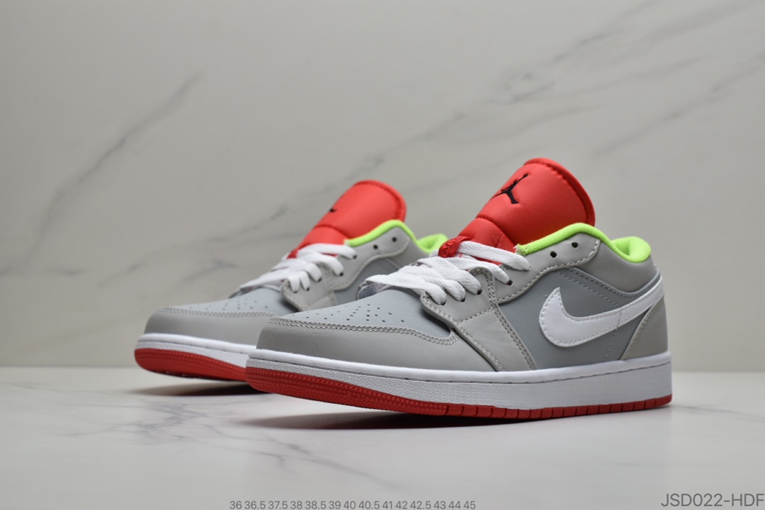 200 公司级 耐克/Nike Air Jordan 1 Retro Low Hare（2015）兔八哥 AJ1/乔1低帮时尚潮流运动休闲板鞋  553558-021