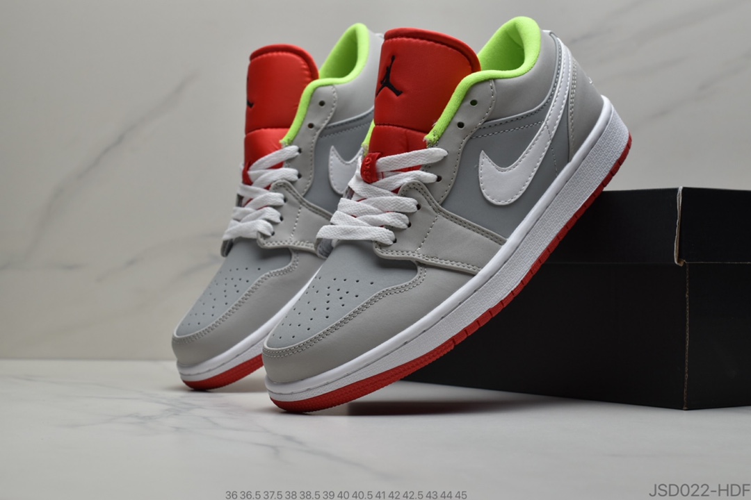 200 公司级 耐克/Nike Air Jordan 1 Retro Low Hare（2015）兔八哥 AJ1/乔1低帮时尚潮流运动休闲板鞋  553558-021