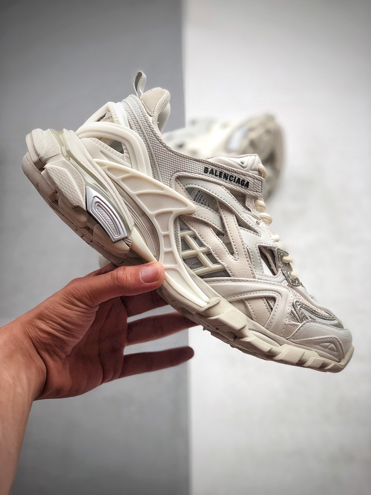 580 巴黎世家4.0新配色出货白色 巴黎世家4代 Balenciaga Track 4.0 巴黎世家四代