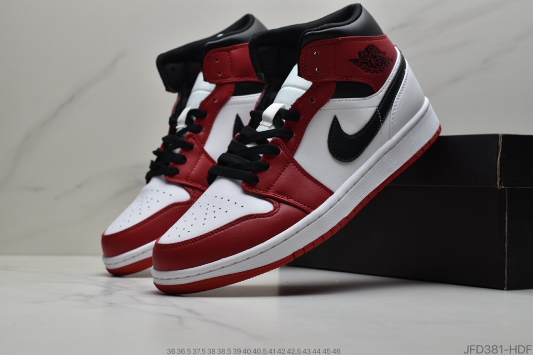 170 公司级  乔丹/Air Jordan 1 Mid “Light Smoke Grey”烟灰 554724-092