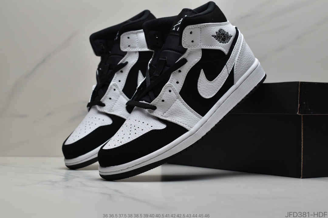 170 公司级  乔丹/Air Jordan 1 Mid “Light Smoke Grey”烟灰 554724-092