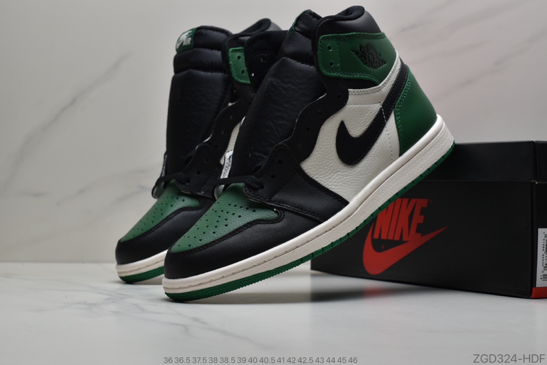 290 Air Jordan 1 Retro High OG “Pine Green”黑绿脚趾 555088-302