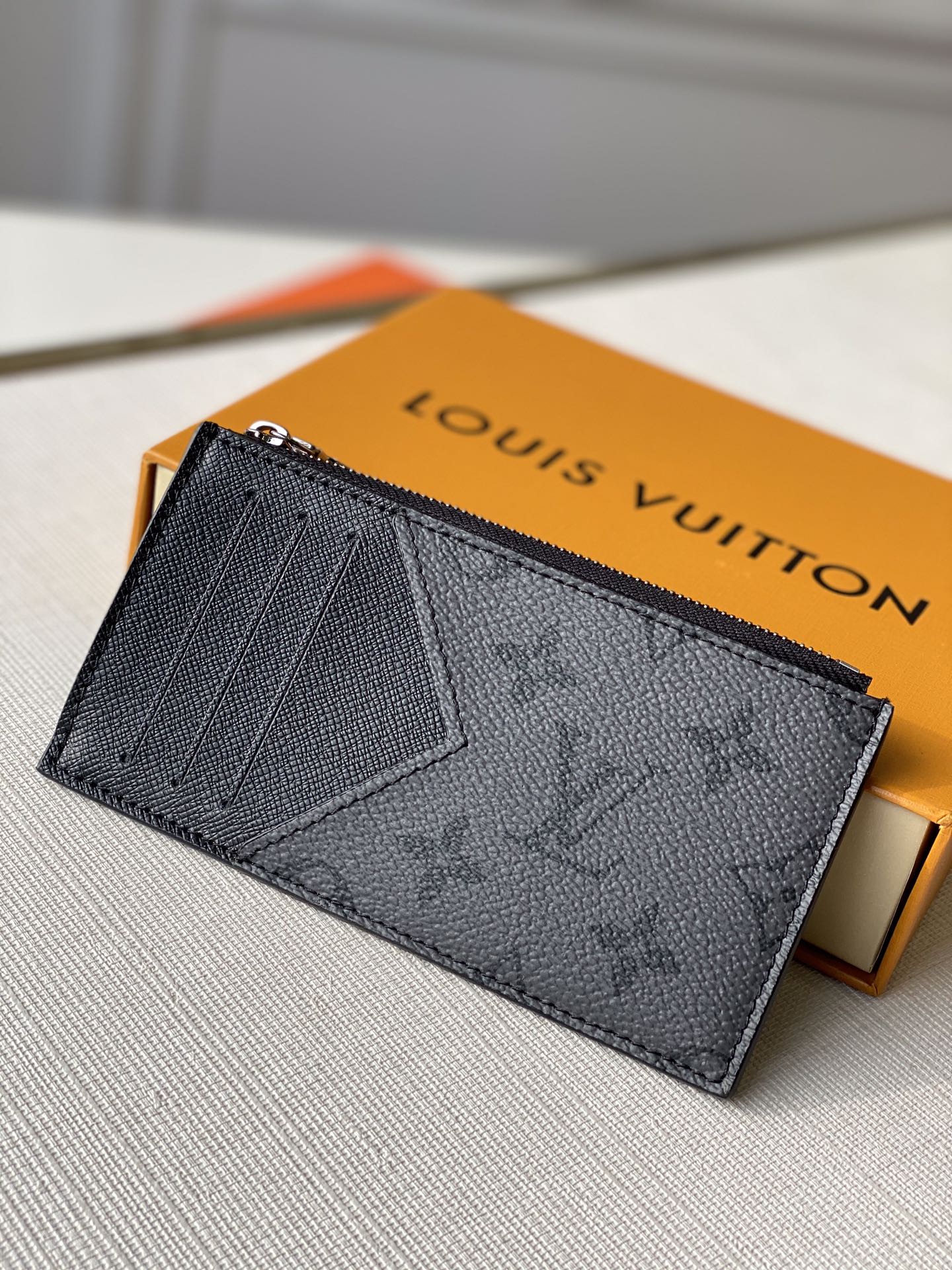 Best Fake
 Louis Vuitton Wallet Card pack Silver Monogram Canvas Spring/Summer Collection Pochette