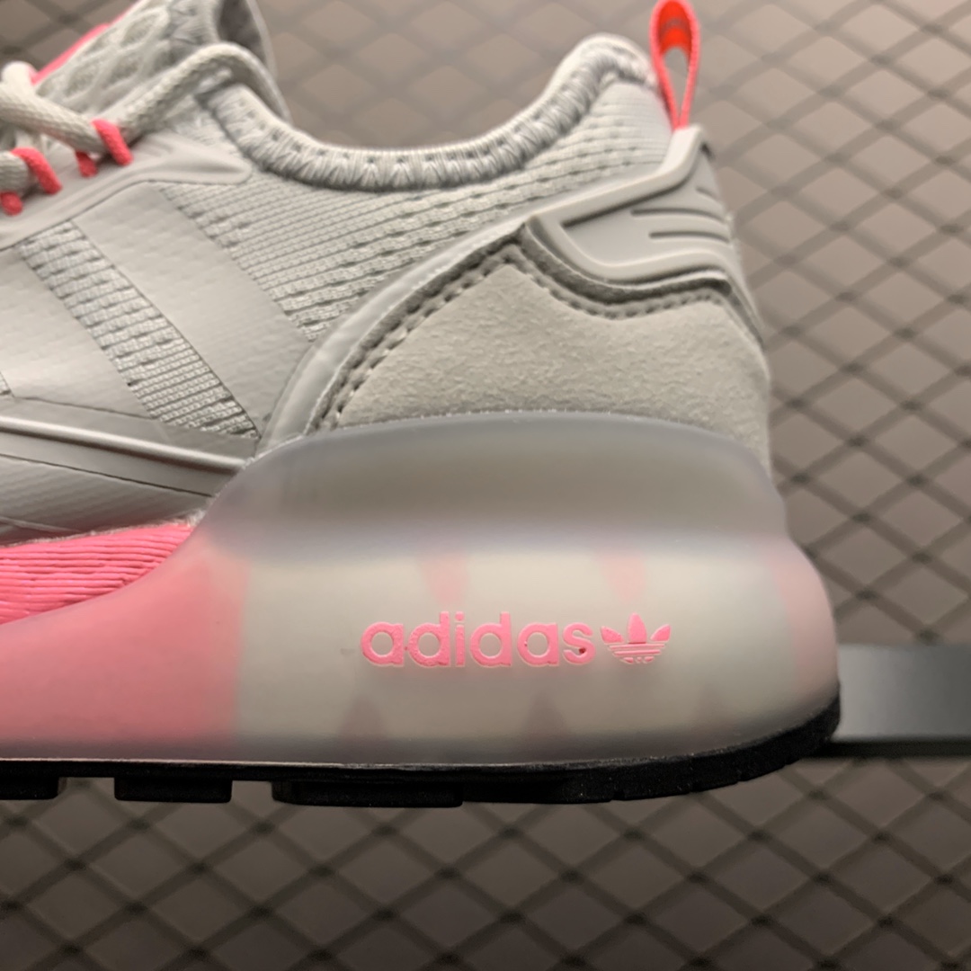 190 新版本Adidas 阿迪达斯 ZX 2K 易烊千玺代言款 爆米花中底跑鞋 FV8988