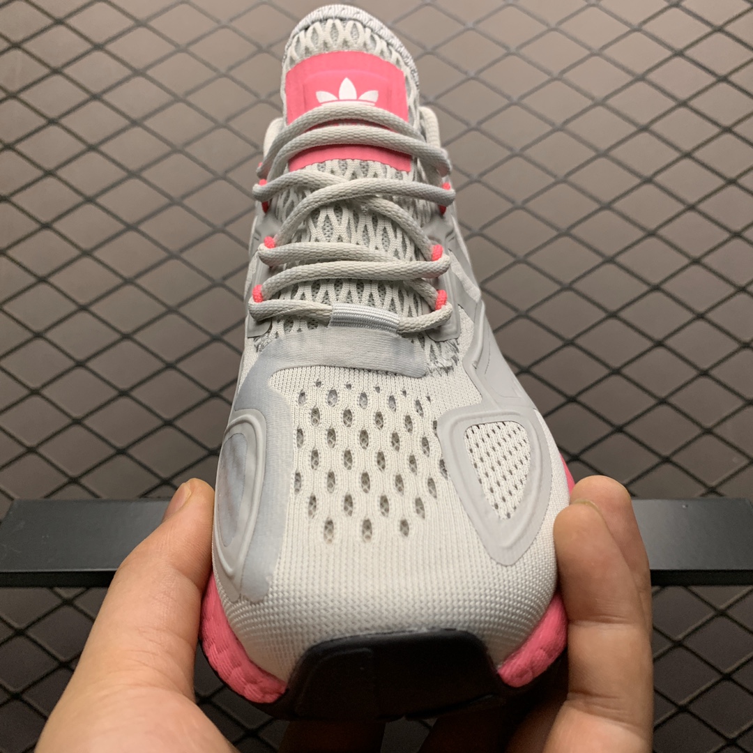 190 新版本Adidas 阿迪达斯 ZX 2K 易烊千玺代言款 爆米花中底跑鞋 FV8988
