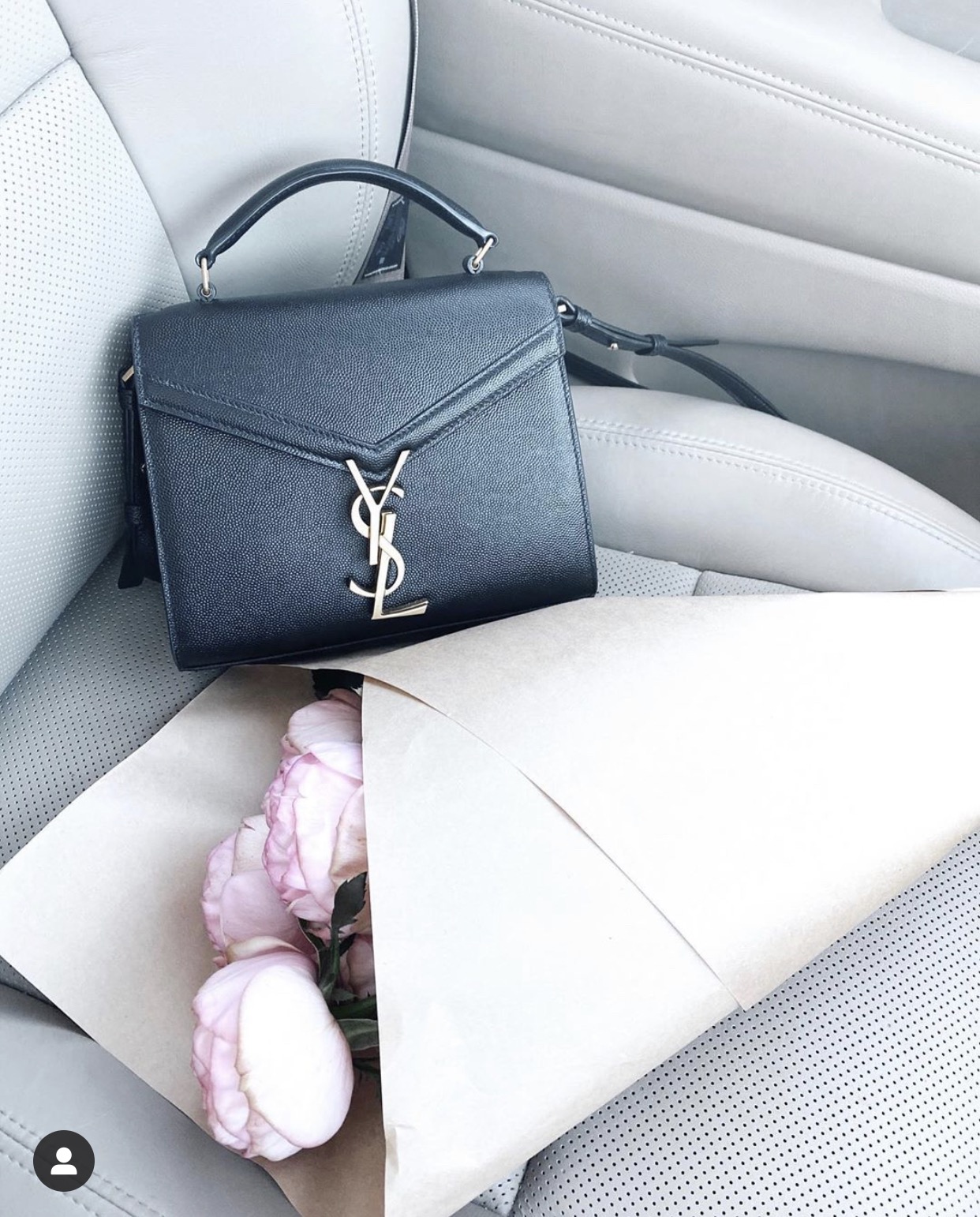 YSL 𝐂𝐚𝐬𝐬𝐚𝐧𝐝𝐫𝐚 Mini 20CM 鱼子酱纹手拎包 602716黑色/金扣