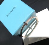 Tiffany&Co. Jewelry Bracelet Platinum Rose Gold Set With Diamonds 925 Silver