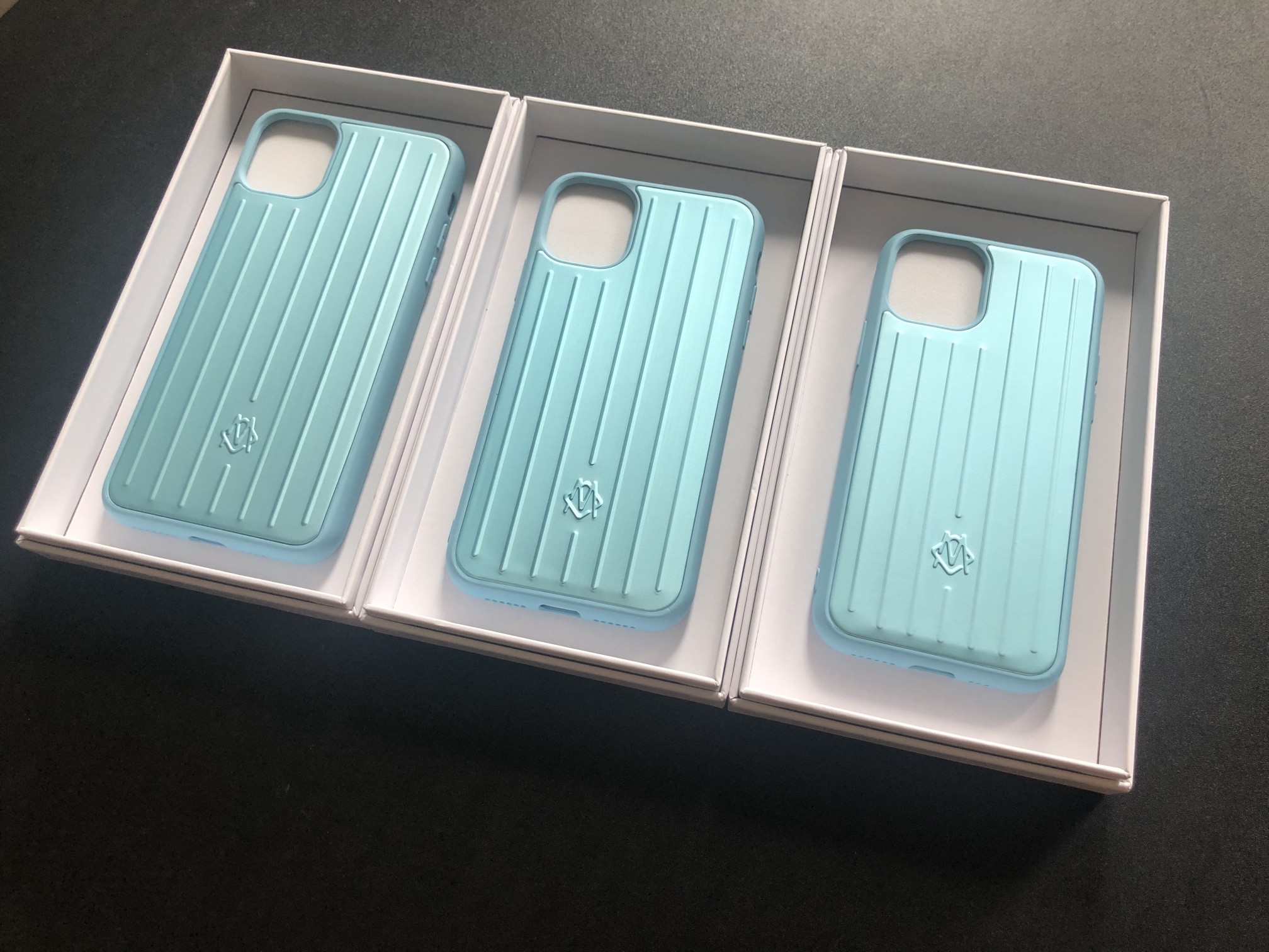 Fundas de teléfono RIMOWA de aluminio y magnesio disponibles [feliz] Plata con borde blanco, plata con borde plateado, …
