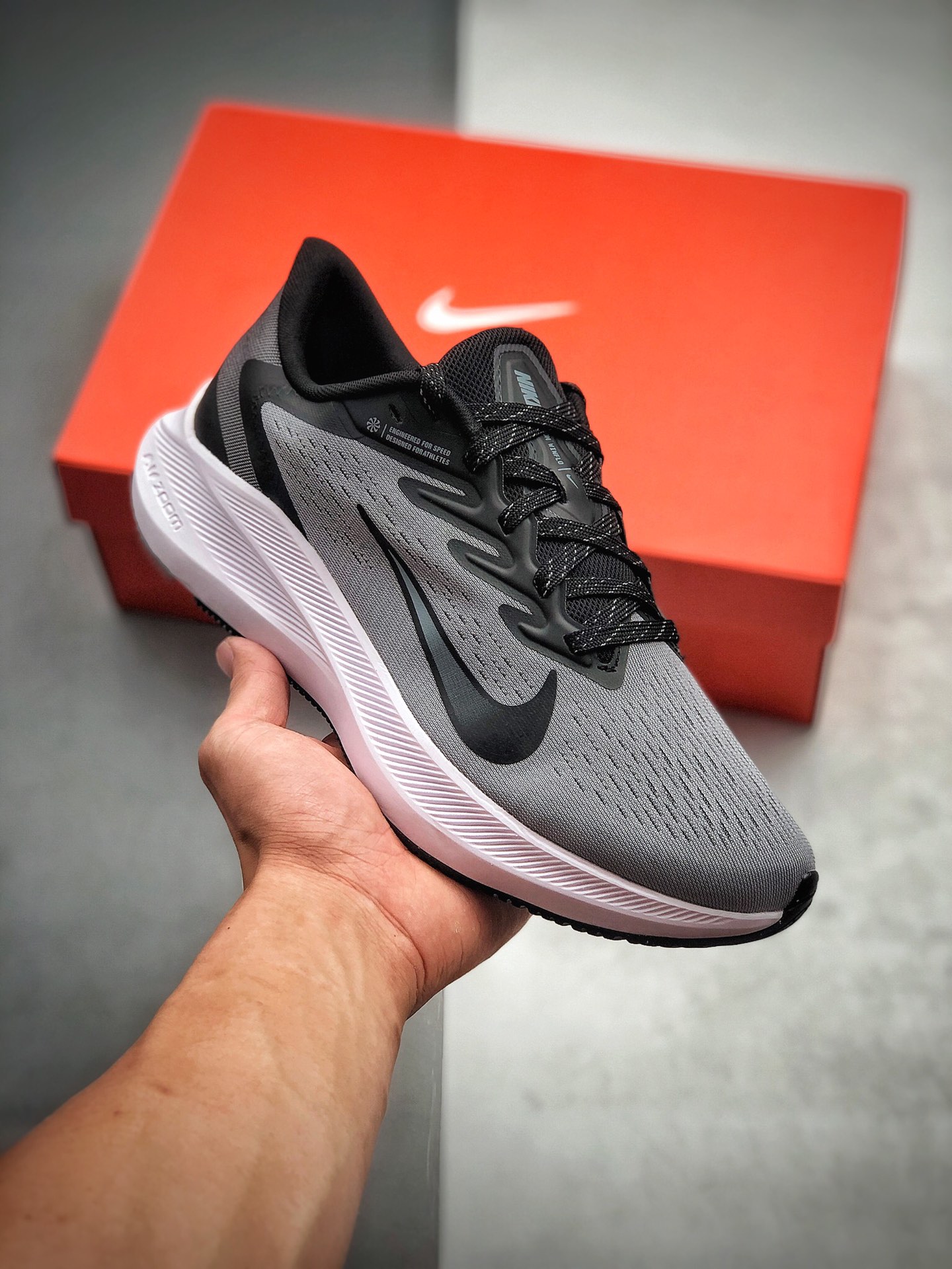170  Nike Zoom WINFLO 7 代 登月轻质透气休闲运动跑步鞋CJ0291-003