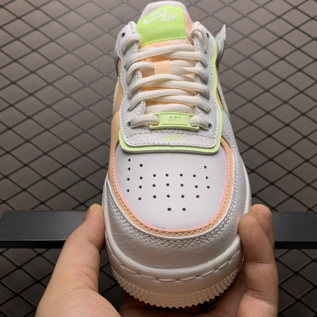 200 Nike Air Force 1 Shadow 解构系列空军一号低帮运动休闲板鞋 CI0919-107