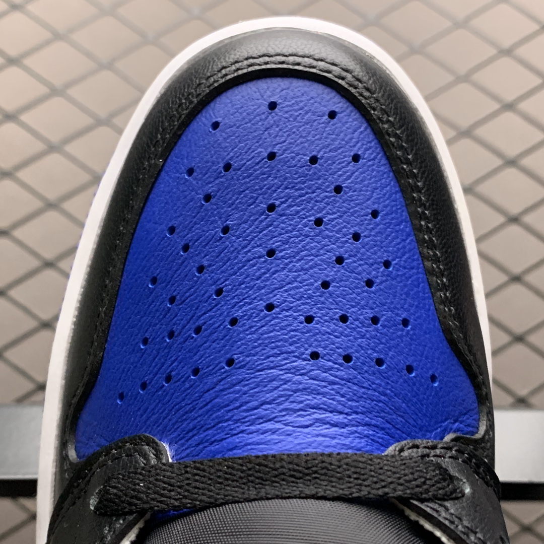 360 B级版本 Air Jordan 1 High ” White Royal ” AJ1 乔1黑蓝脚趾 男子文化篮球 555088-041