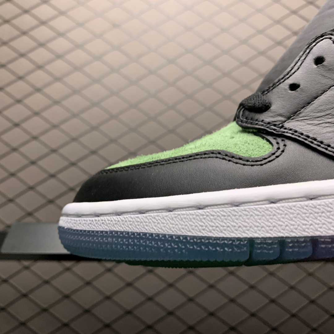 360 B级版本 Air Jordan 1 High Zoom ” Zen Green ” 黑绿 AJ1 乔1 男子文化篮球 CK6632-002 完