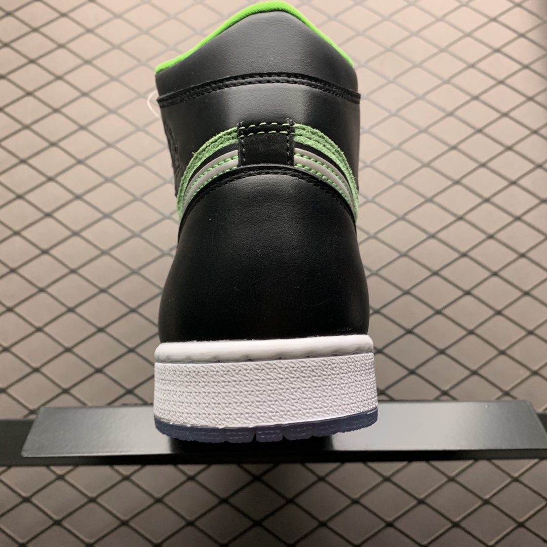 360 B级版本 Air Jordan 1 High Zoom ” Zen Green ” 黑绿 AJ1 乔1 男子文化篮球 CK6632-002 完